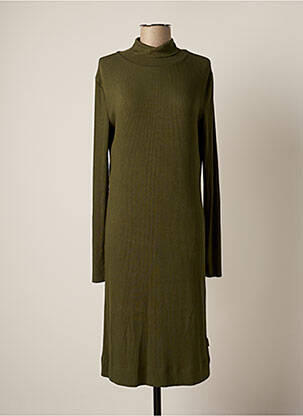 Robe mi-longue manches longues manches longues vert G STAR femme