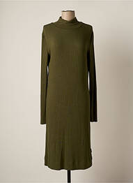 Robe mi-longue manches longues manches longues vert G STAR femme