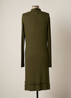 Robe mi-longue manches longues manches longues vert G STAR femme