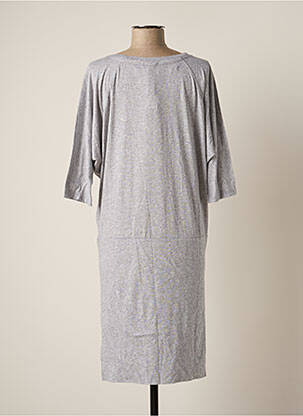 Robe mi-longue manches 3/4 manches 3/4 gris G STAR femme