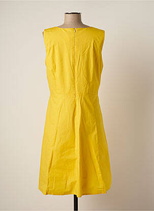 Robe mi-longue sans manche sans manche jaune PAUSE CAFE femme