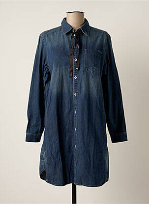 Robe courte manches longues manches longues bleu G STAR femme