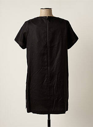 Robe courte fermeture zippée au dos manches courtes noir G STAR femme