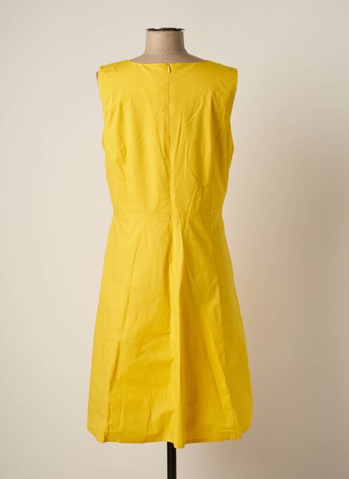 Robe mi-longue jaune PAUSE CAFE pour femme