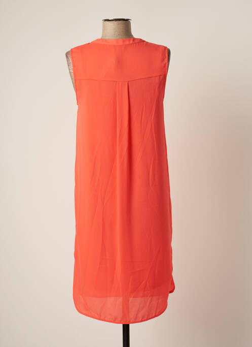 Robe mi-longue orange PAUSE CAFE pour femme