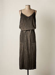 Robe courte col v fines bretelles gris G STAR femme
