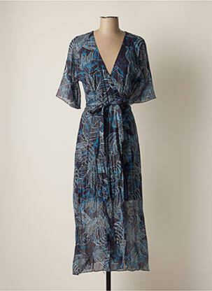Robe longue bleu GUESS pour femme