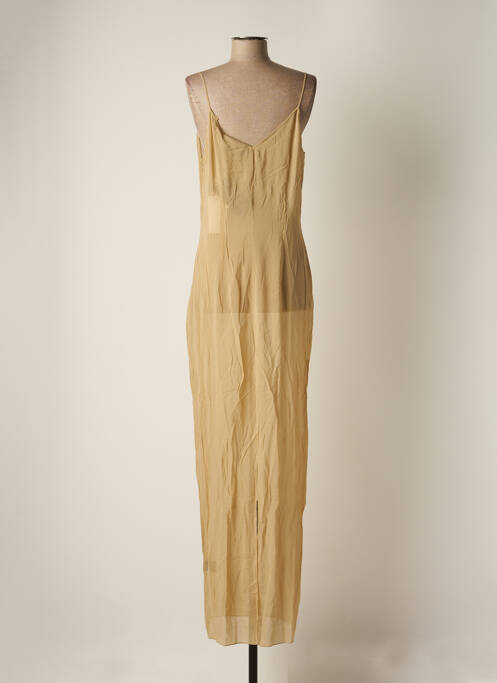 Robe longue marron AZZARO pour femme