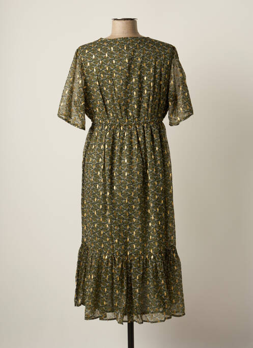 Robe mi-longue vert LE PETIT BAIGNEUR pour femme