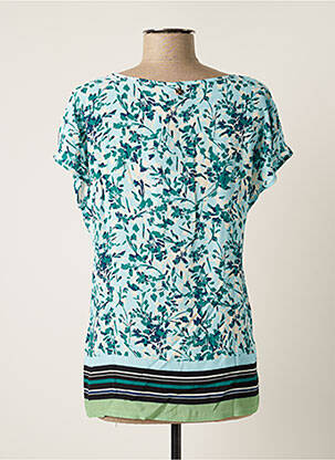 Blouse manches courtes manches courtes bleu LE PETIT BAIGNEUR femme