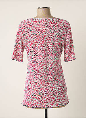 Top stretch manches courtes rouge DAMART femme