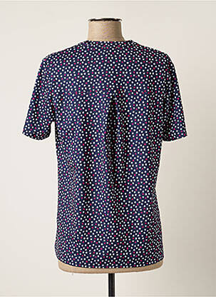 T-shirt col v manches courtes bleu DAMART femme