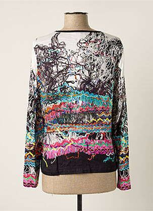 Veste casual col rond noir PAUSE CAFE femme