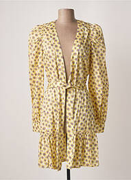 Robe courte manches longues manches longues jaune SALSA femme