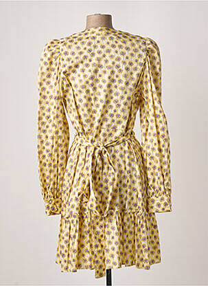 Robe courte manches longues manches longues jaune SALSA femme
