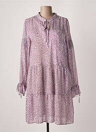 Robe courte manches longues manches longues violet SALSA femme