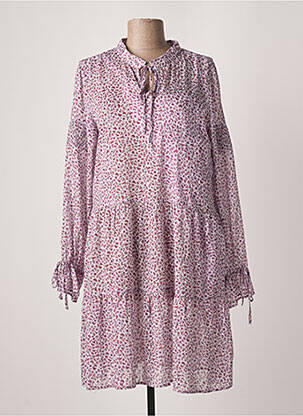 Robe courte manches longues manches longues violet SALSA femme