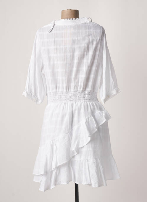 Robe courte blanc SALSA pour femme