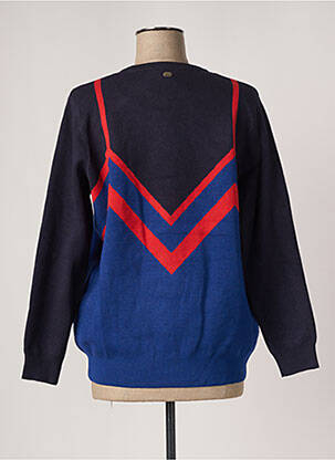 Pull stretch manches longues bleu LA FIANCEE DU MEKONG femme