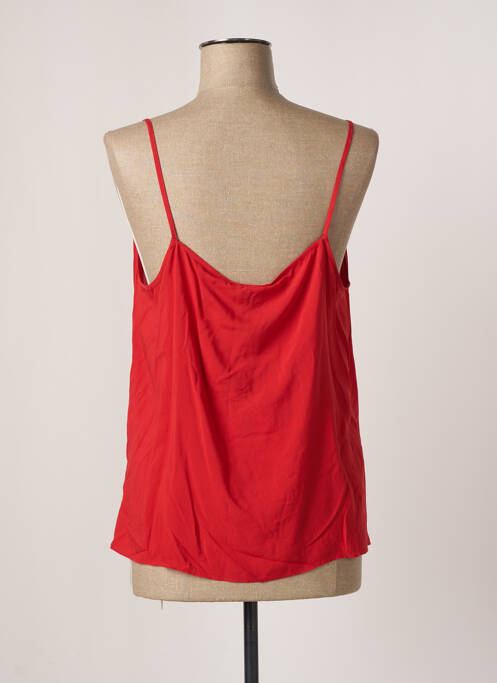 Top rouge PAUSE CAFE pour femme