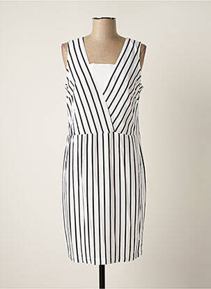 Robe mi-longue sans manche sans manche noir PAUSE CAFE femme
