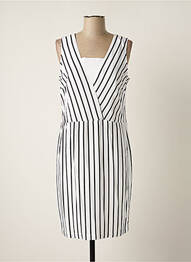 Robe mi-longue sans manche sans manche noir PAUSE CAFE femme
