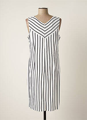 Robe mi-longue sans manche sans manche noir PAUSE CAFE femme