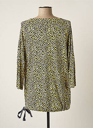 T-shirt manches 3/4 manches 3/4 jaune STOOKER femme