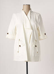 Veste casual col tailleur beige CALVIN KLEIN femme