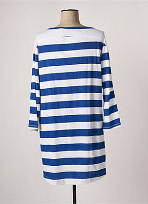Robe courte manches 3/4 manches 3/4 bleu G STAR femme