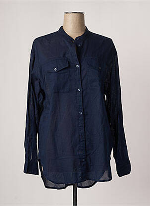 Chemisier poches poitrine manches longues bleu G STAR femme