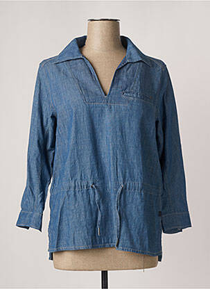 Blouse manches 3/4 manches 3/4 bleu G STAR femme