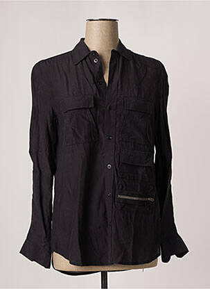 Chemisier coupe cintrée manches longues noir G STAR femme