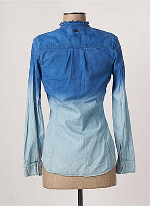 Chemisier poches poitrine manches longues bleu G STAR femme