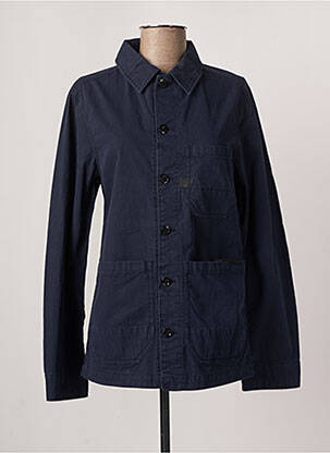 Veste casual fermeture boutonnée sur le devant bleu G STAR homme
