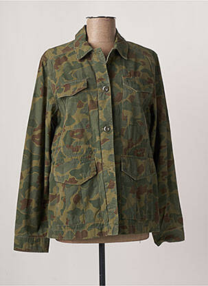 Veste casual col rond vert G STAR femme