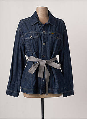 Veste casual col rond bleu G STAR femme