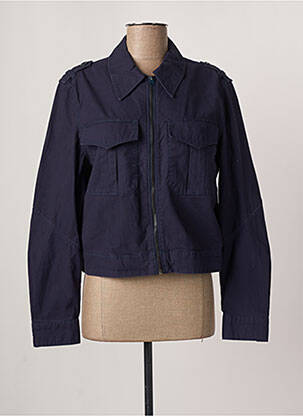 Veste casual col rond bleu G STAR femme