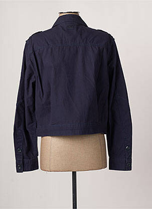 Veste casual col rond bleu G STAR femme