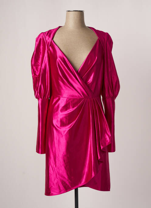 Robe mi-longue rose GUESS pour femme