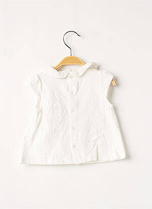 Top col claudine sans manche beige SERGENT MAJOR fille