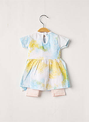 Robe mi-longue manches courtes manches courtes bleu NAF NAF fille