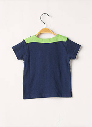T-shirt stretch manches courtes bleu DU PAREIL AU MÊME garçon