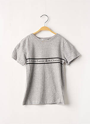 T-shirt gris CHRISTIAN LACROIX JUNIOR pour garçon
