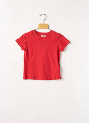 T-shirt rouge DU PAREIL AU MÊME pour garçon seconde vue