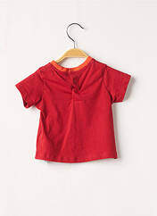 T-shirt rouge DU PAREIL AU MÊME pour garçon seconde vue