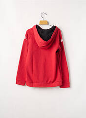Sweat-shirt à capuche rouge KAPPA pour garçon seconde vue