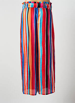 Pantalon large tissage crêpe taille normale bleu PAUSE CAFE femme