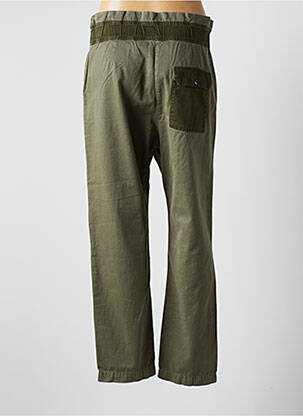 Pantalon droit coupe carotte taille haute vert G STAR femme