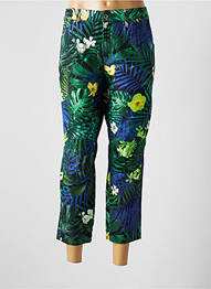 Pantalon 7/8 tissage popeline taille normale vert G STAR femme